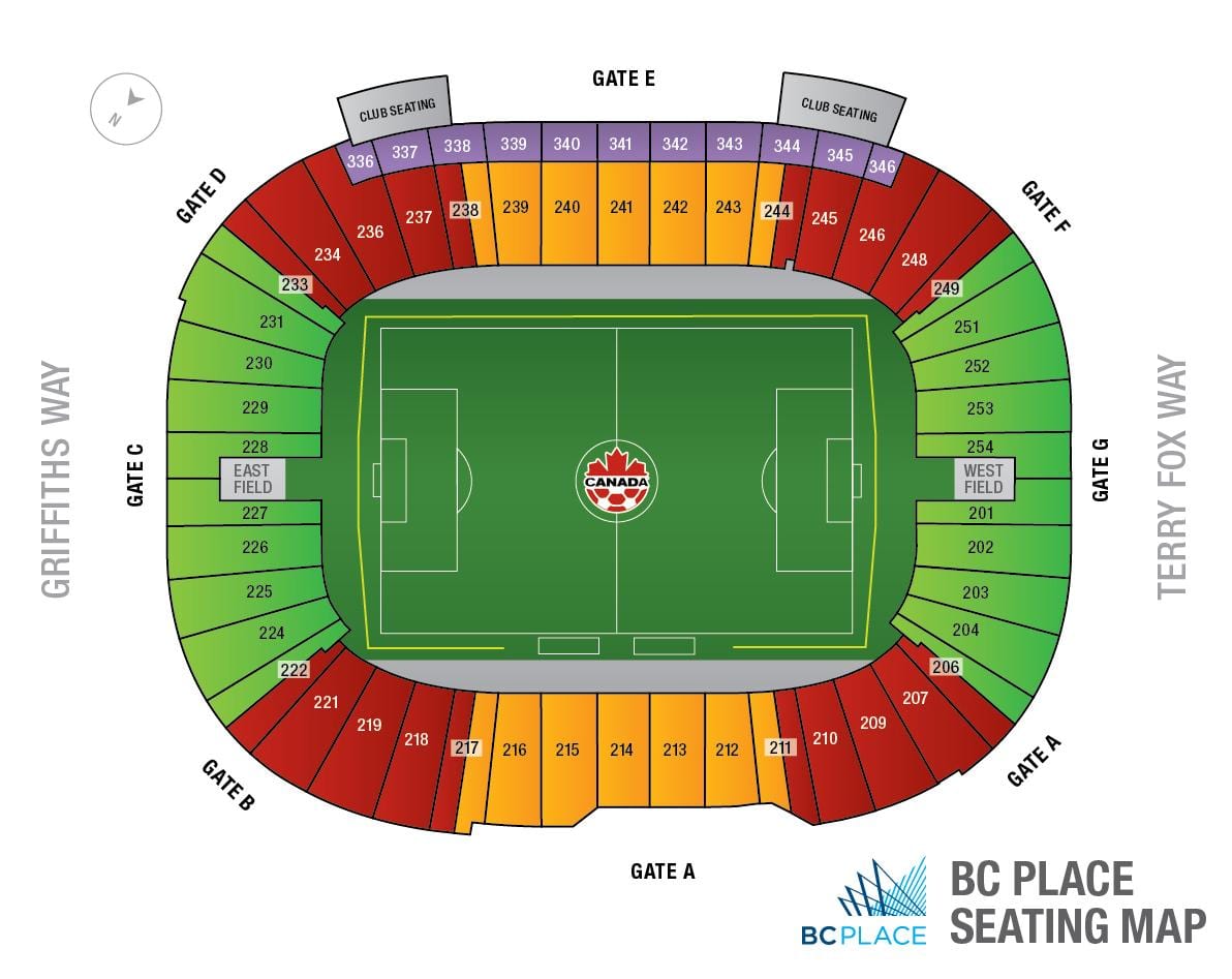bc place stadium carte