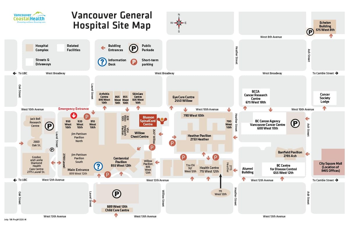 vancouver general hospital carte