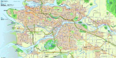 Carte du grand vancouver