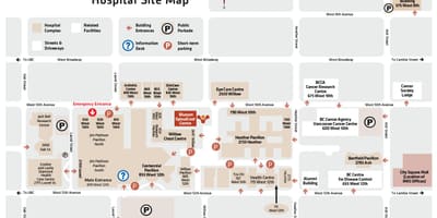 Vancouver general hospital carte
