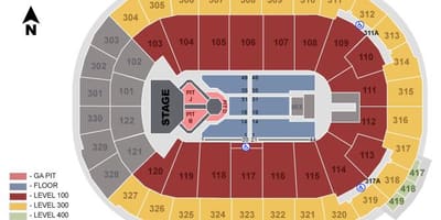 Rogers arena de vancouver plan d'attribution des places