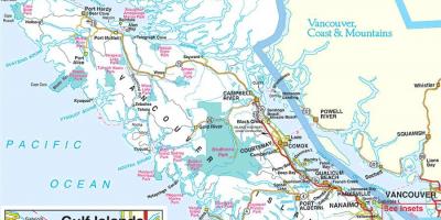 Carte des parcs de Vancouver