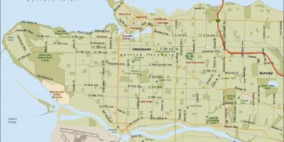 Vancouver carte de localisation